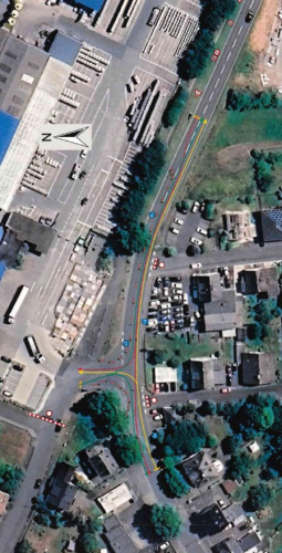 Ampelregelung während der Baumaßnahme in Werdorf